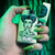 Beautiful Green Flip Torch Lighter featuring the Bride of Frankenstein. A green Bride of Frankenstein-themed flip torch lighter, featuring the iconic brides hairstyle and a spooky yet stylish design perfect for pre-rolls, candles, and cones