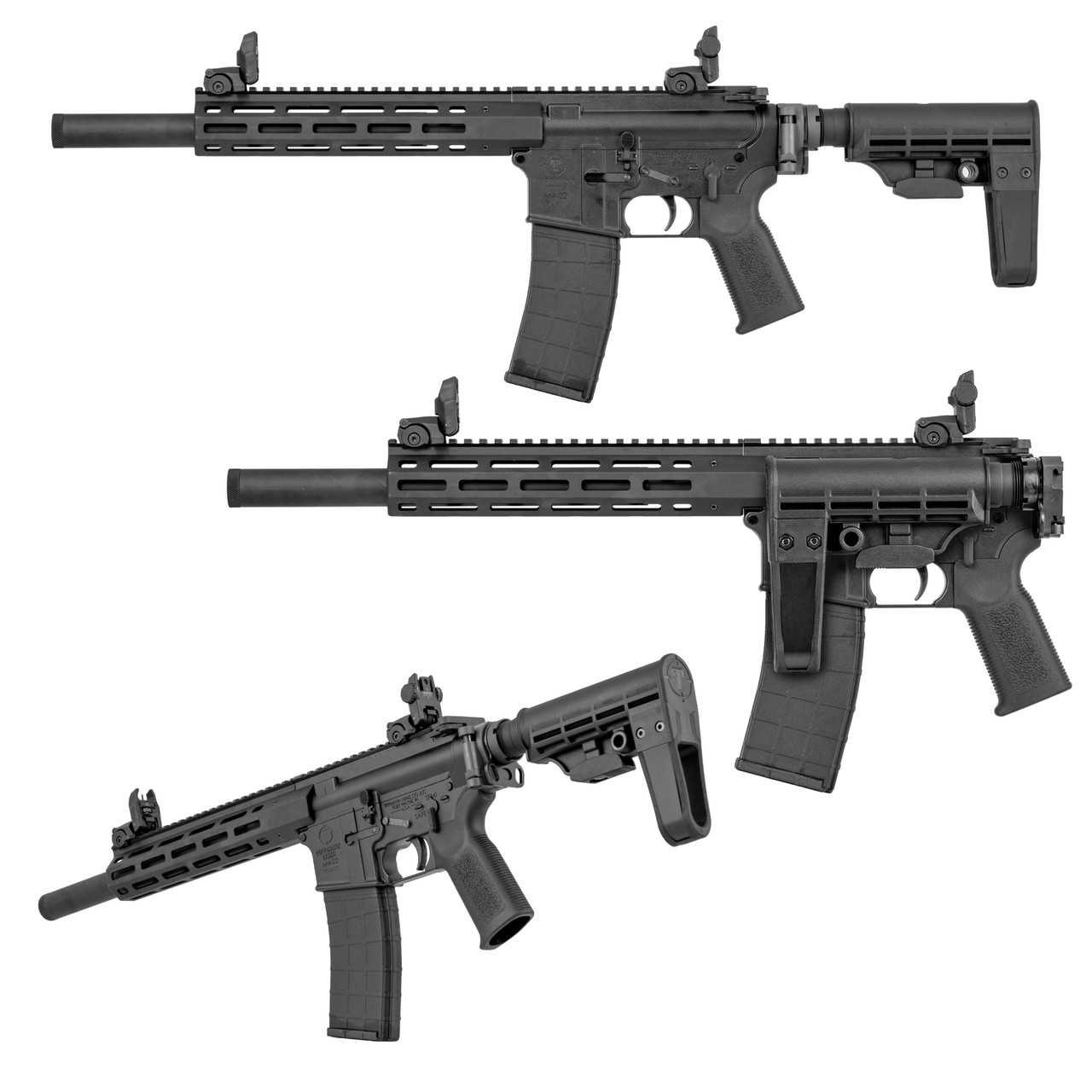 Tippmann Arms M4-22 ELITE BUG OUT ISS Integrally Suppressed Pistol