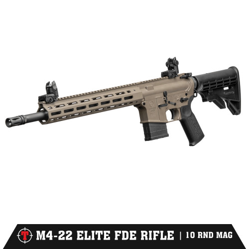 M4-22 ELITE FDE Tactical Rifle with 10rnd Magazine M4-22 ELITE FDE Tactical Rifle with 10rnd Magazine