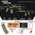 Tippmann Arms M4-22 LTE OD Green loadout breakdown showing .22LR rifle with 16” barrel, composite build, FDE-style green accents, 25-round magazine, and included accessories: box, lock, chamber flag, and manual.