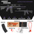 Tippmann Arms M4-22 Redline loadout overview showcasing .22LR caliber rifle with 16” barrel, 25-round magazine, purple accents, composite build, and included accessories: chamber flag, manual, lock, and branded box.