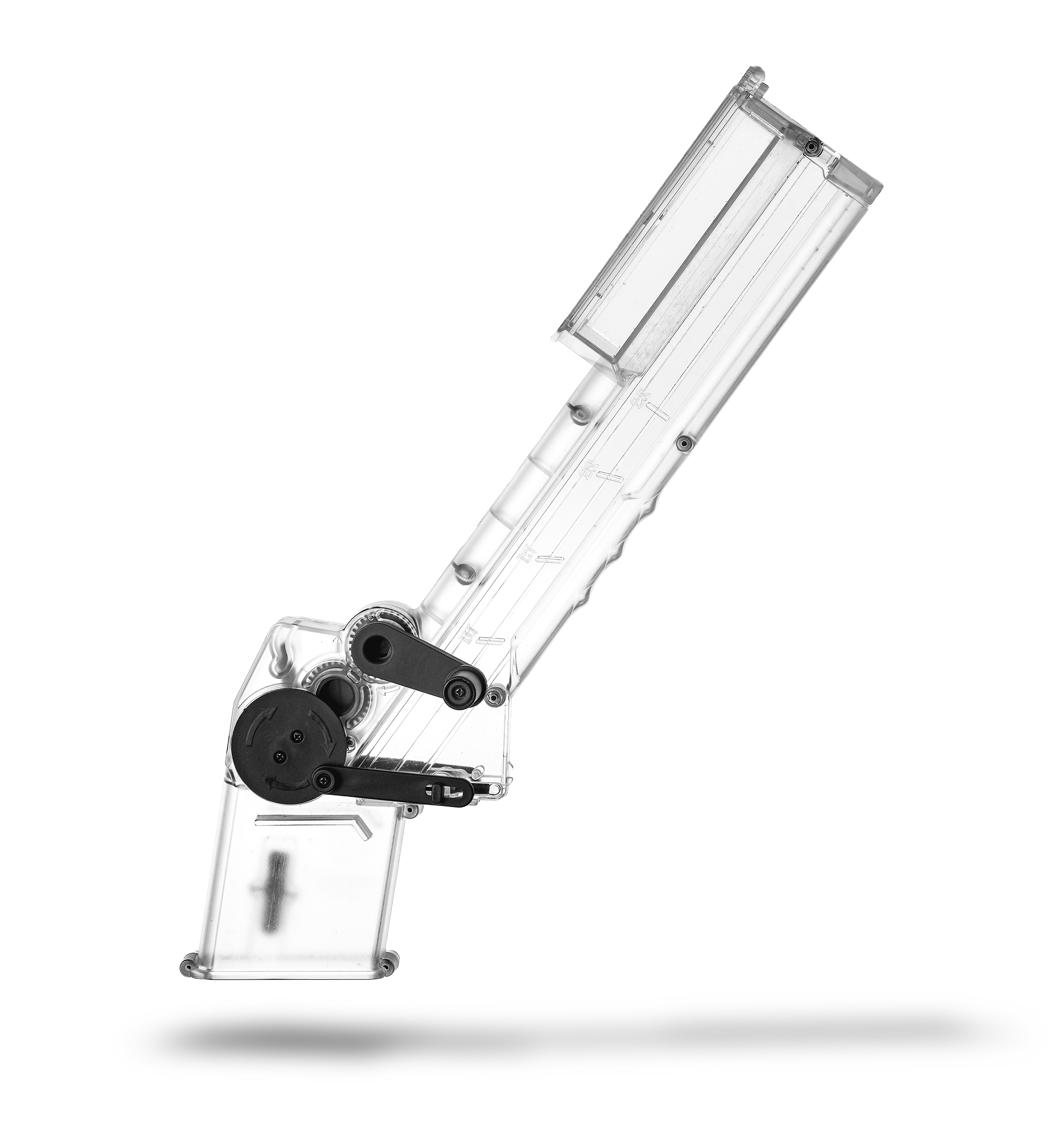 Tippmann Arms 22.lr Speed Loader floating on a white background  