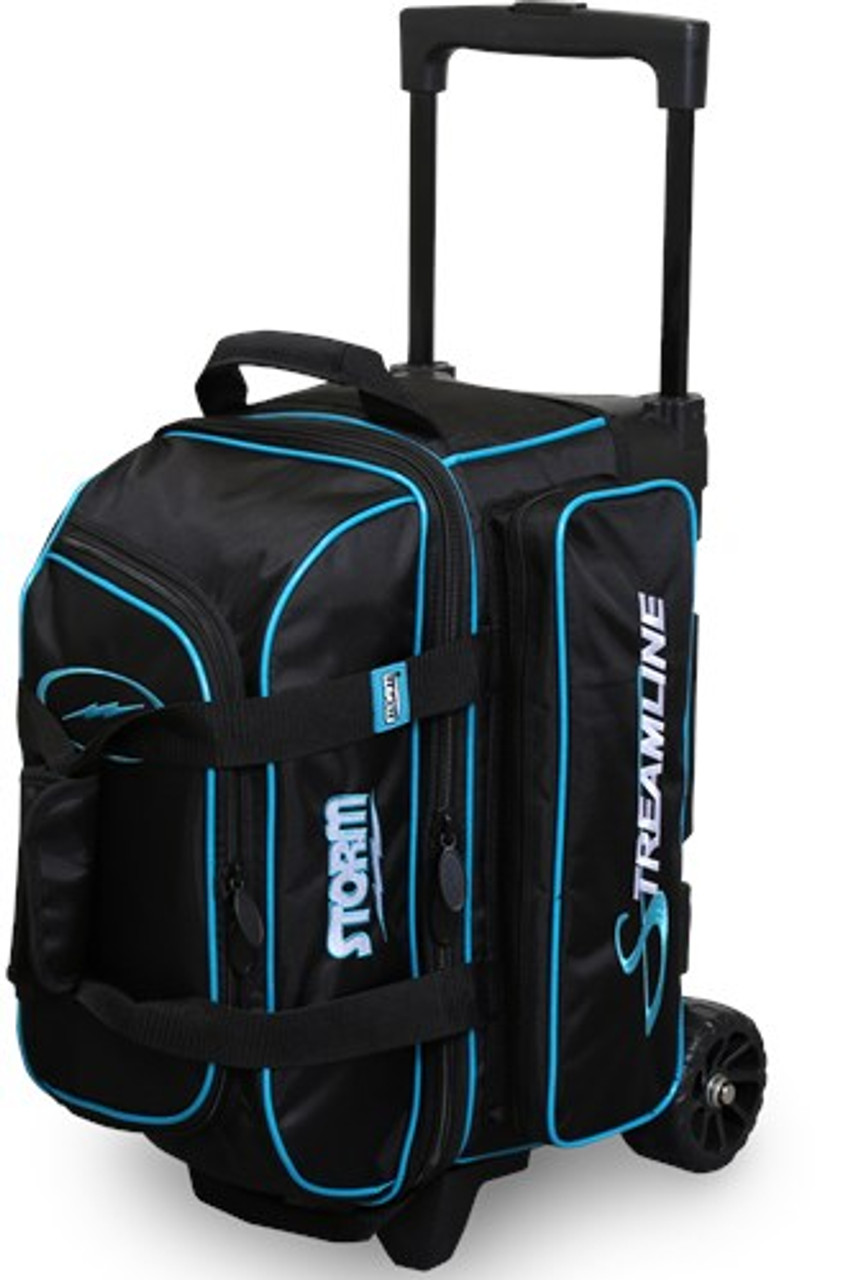 Storm Streamline 2 Ball Roller Black Blue Bowling Bag  FREE SHIPPING   BowlersMartcom