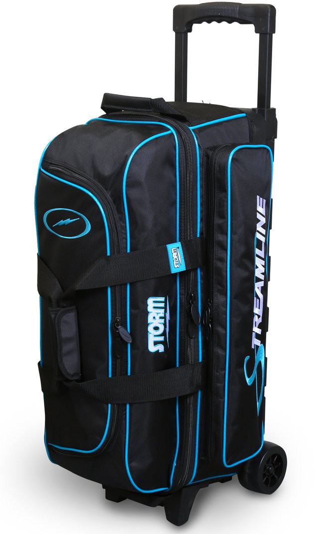 Storm Streamline 3 Ball Roller Black/Blue - JB Bowling Supply
