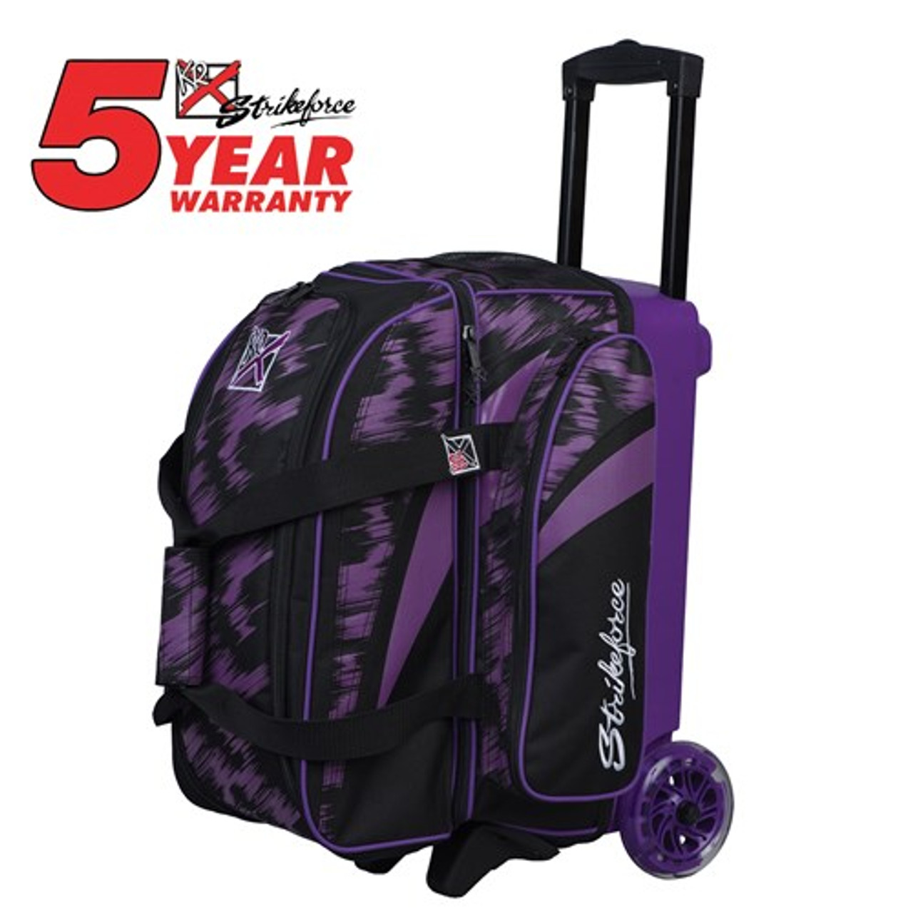 KR Hybrid Single Roller Bowling Bag - Purple