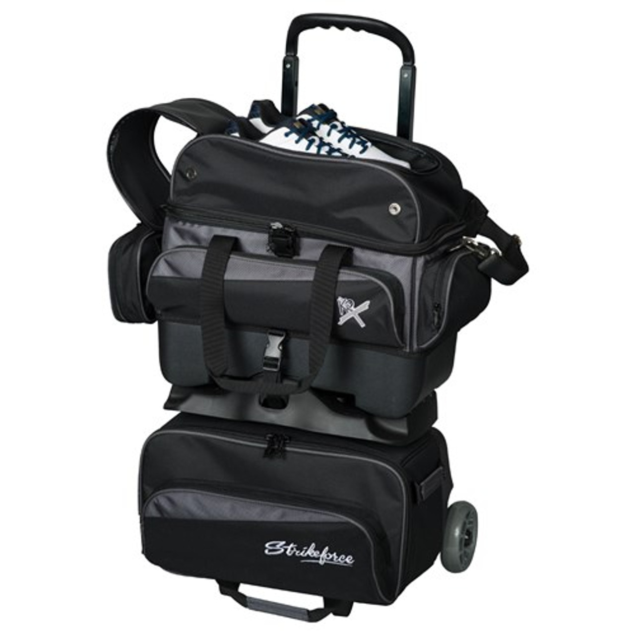 Brunswick Charger 2 Ball Roller Bag Black