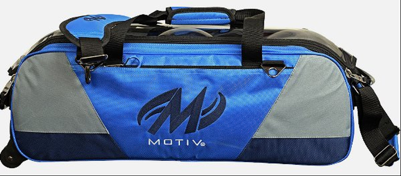 Motiv Ballistix 3 Ball Tote Roller Bowling Bag - Tangerine FREE