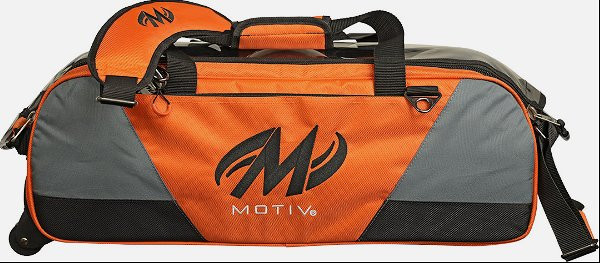 Motiv Ballistix Triple Tote Tangerine - JB Bowling Supply