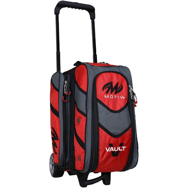 MOTIV VAULT ボウリング用バッグ ホイール付き Motiv Vault Double Roller Fire Red - JB Bowling Supply
