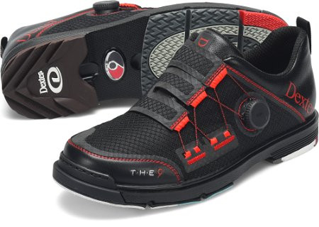 新品未使用Dexter THE 9 レッド/ブラック5M(D)23センチ相当 Dexter Mens THE 9 Stryker BOA Black/Red - JB Bowling Supply