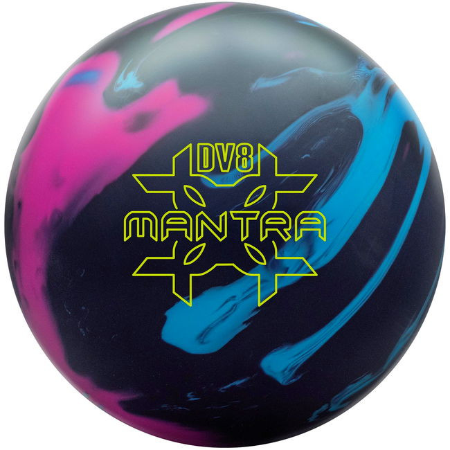 DV8 MANTRA ボウリングボール 15ポンド ブラック/ブルー/フクシア DV8 Mantra Solid - JB Bowling Supply