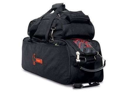 Hammer Premium Slim Triple Tote With Pouch Black - JB Bowling Supply
