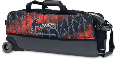 Hammer Dye-Sub Triple Tote Pink Arrows - JB Bowling Supply
