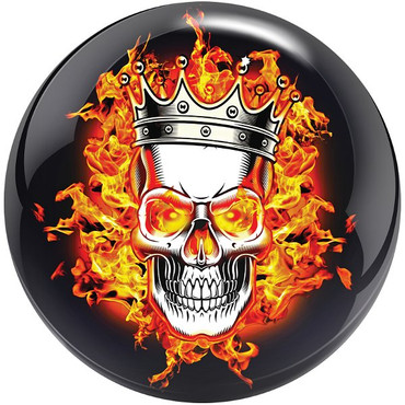 Brunswick Flaming Skull Viz-A-Ball