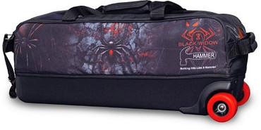 Hammer Black Widow Double Tote with Shoe Pouch - JB Bowling