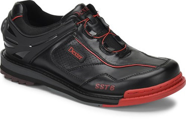 Dexter Mens SST 6 Hybrid BOA Black/Red Right Hand Wide