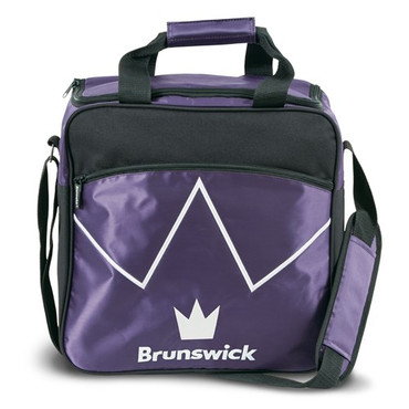 最前線の (Purple) - Brunswick T-Zone Single Tote Bowling Bag