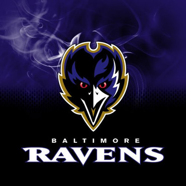 KR Strikeforce NFL on Fire Towel Baltimore Ravens