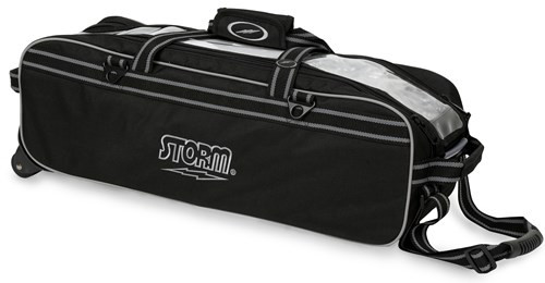 Storm 3 Ball Tournament Travel Roller/Tote - Black
