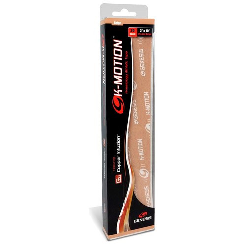 Genesis K-Motion Tape Pre-cut Beige (20/pk)