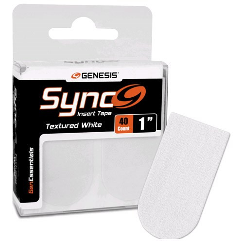 Genesis Sync White 1" Insert Tape 40ct