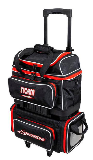 Storm Streamline 4 Ball Roller Hex Black/Red