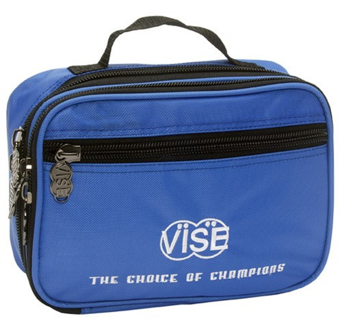 No more digging through your bag to find your accessories. Get organized in style with the Vise Accessory Bag.

Dimensions: 10" X 7.5" X 1"Handle StrapZippered pocket great for custom embroideryMultiple pockets able to hold many different bowling accessories