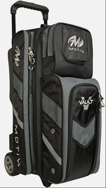 Storm 3-Ball Rolling Thunder Triple Roller Bowling Bag Signature Black  Diamond