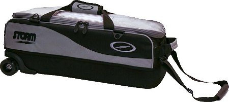 storm 3ボールキャリー Storm 3 Ball Travel Tote Pro Grey/Black - JB Bowling Supply