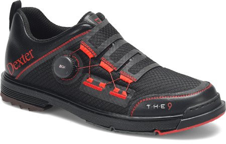 Dexter T.H.E 9 BOA 黒/赤25.5センチ Dexter The 9 Stryker BOA Black/Red Bowling Shoes SPECIAL