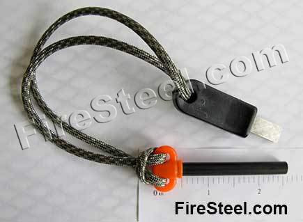 GobSpark Ranger Firesteel with firesteel striker and lanyard