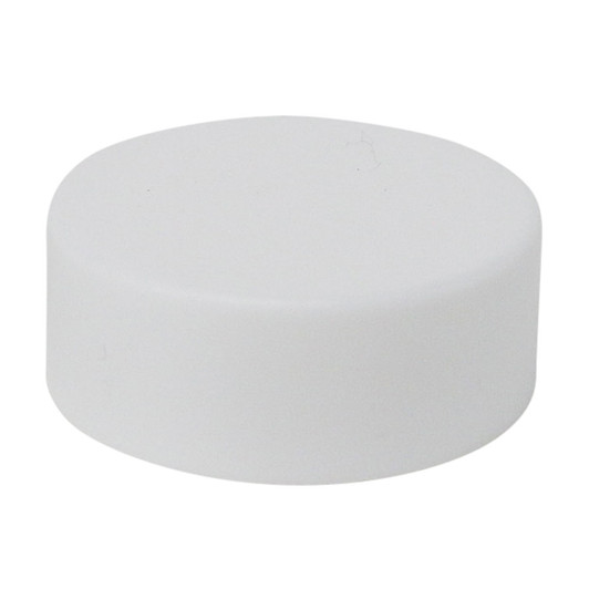 44mm Jumbo Matte White Smooth Cap - Child Resistant - [CAP ONLY] - [200 per bag]