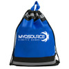 Dual drawstrings, bold colors, and 1" reflective stripes make this bag sporty, functional and safer at night.