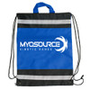 Alternate view of our Drawstring Backpack; It's lightweight and convenient!