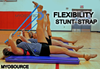 Dancers can increase flexibility and reduce the risk of injury using the Myosource Flexibility Stunt Strap to properly stretch while they warm-up.