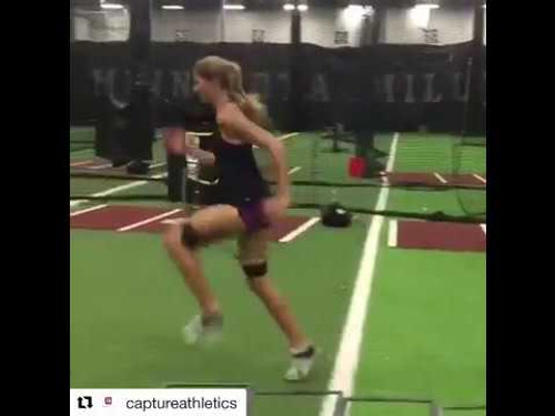 Track Sprint Speed Training with Myosource Kinetic Bands / Resistance Bands