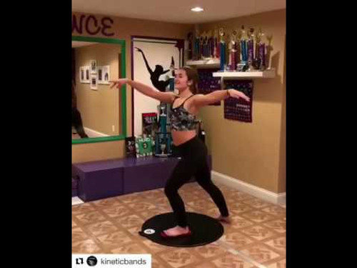 Dance and Ballet fun with Dancer Jillian using a Myosource ITurn Turning Board