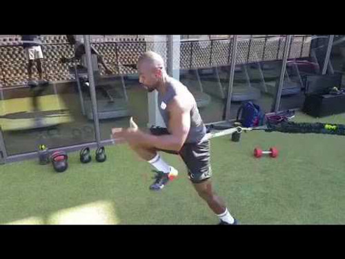 Killer Speed & Agility Sprint training workout with resistance bands 