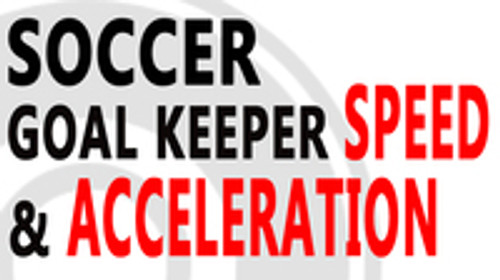 Soccer Goal Keeper Speed and Acceleration training with Myosource Acceleration Speed Cord