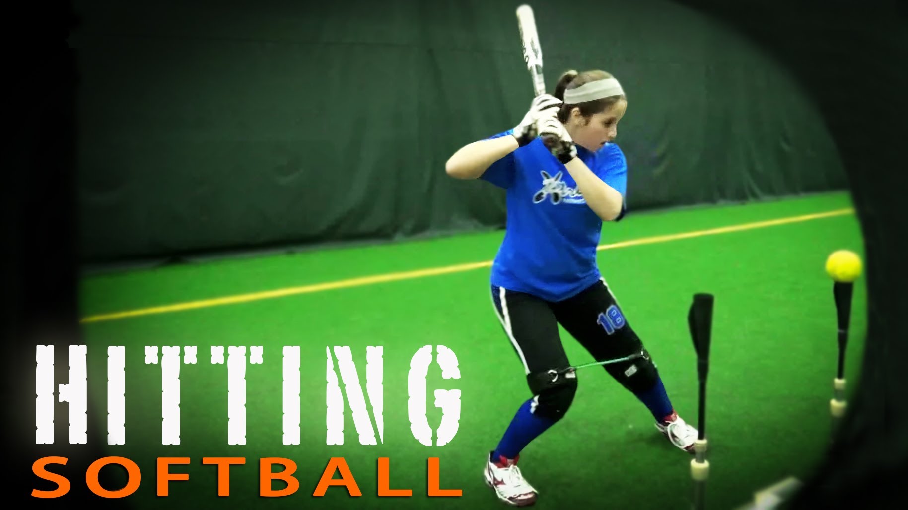 Hip Strength and Knee Drive for Fast pitch Softball Hitting with