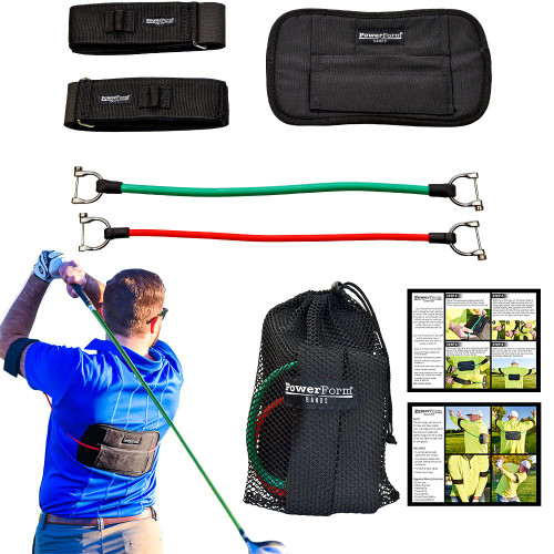 Golf Swing Training Aid PowerForm Bands®