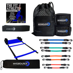 Includes a set of Kinetic Bands and Blue 11-Rung Training Ladder