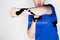 Demonstration of the punching motion.