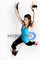 Performing a lunge with the longest bands attached.