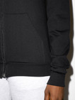 Unisex California Fleece Zip Hoodie (Black)