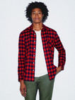 Flannel Lumberjack Shirt (Red/Navy Check)