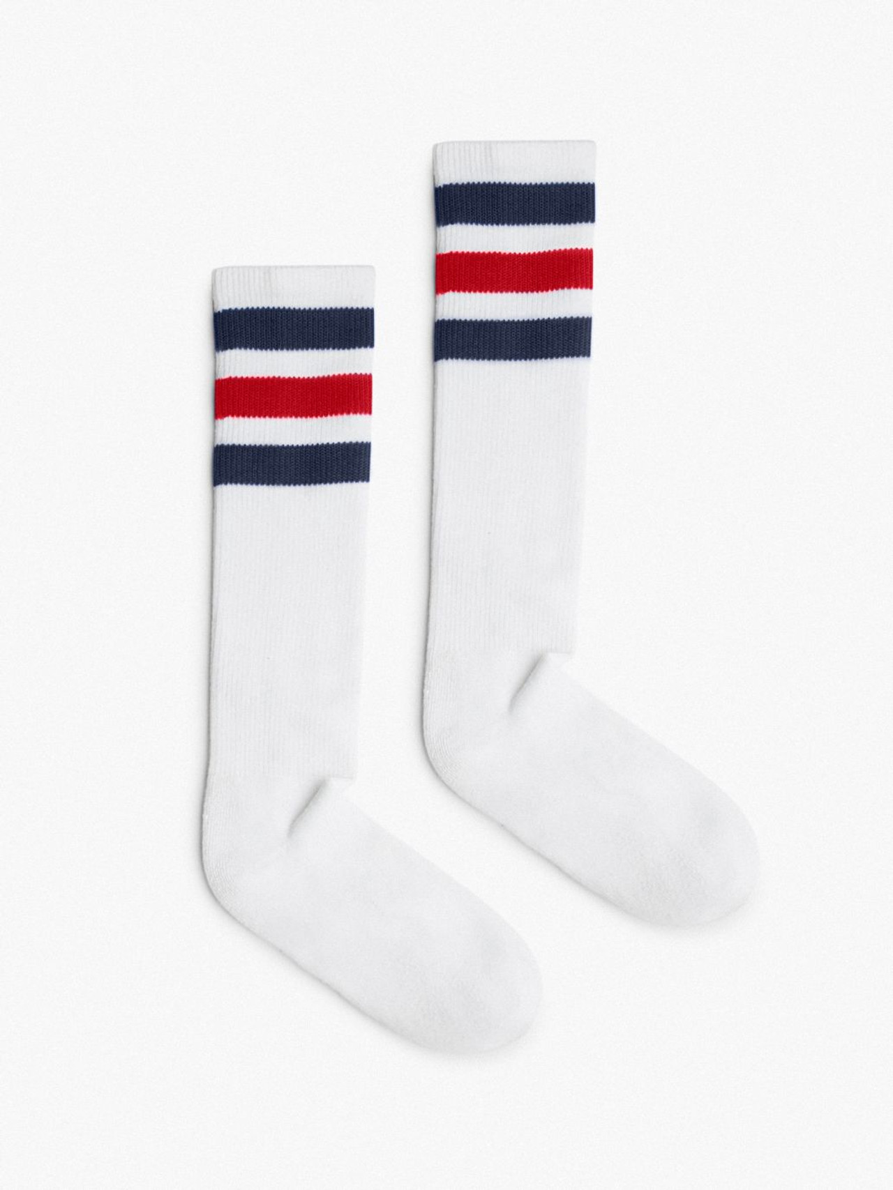 Stripe Calf-High Sock | American Apparel