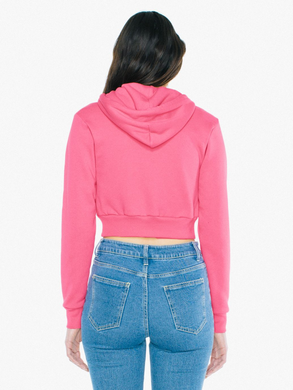 Flex Fleece Cropped Zip Hoodie | American Apparel