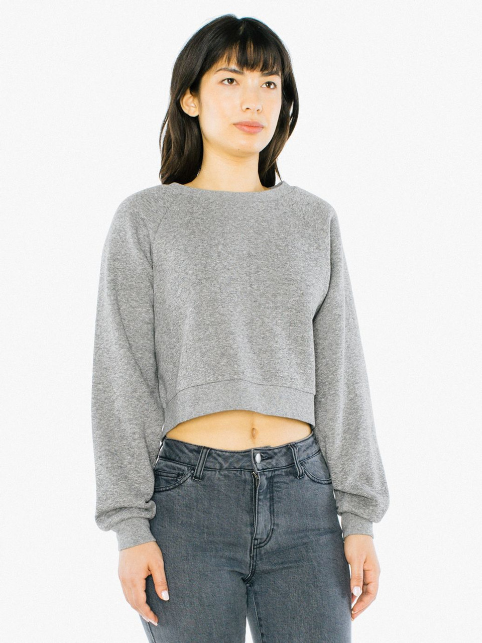 fleece cropped pullover