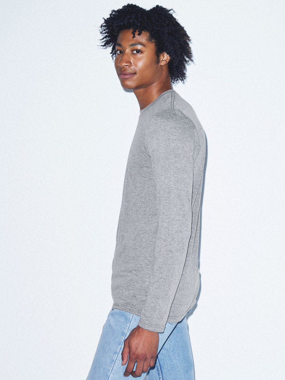 athletic gray t shirt